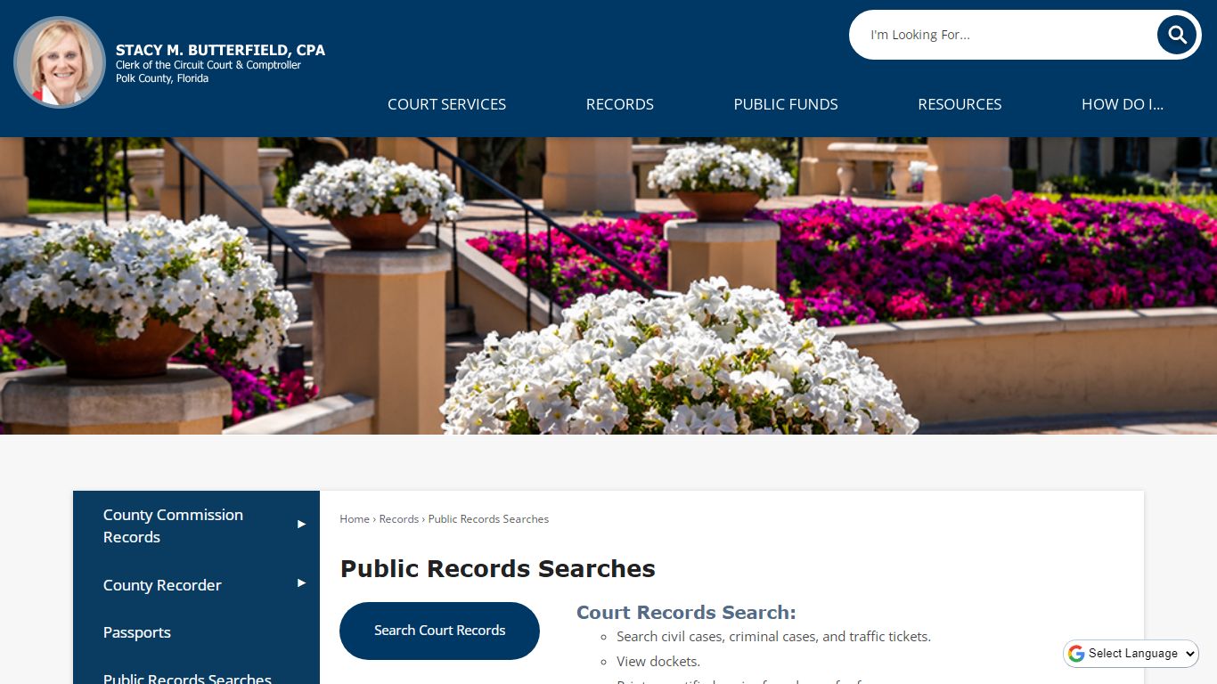 Public Records Searches | Polk County Clerk, FL